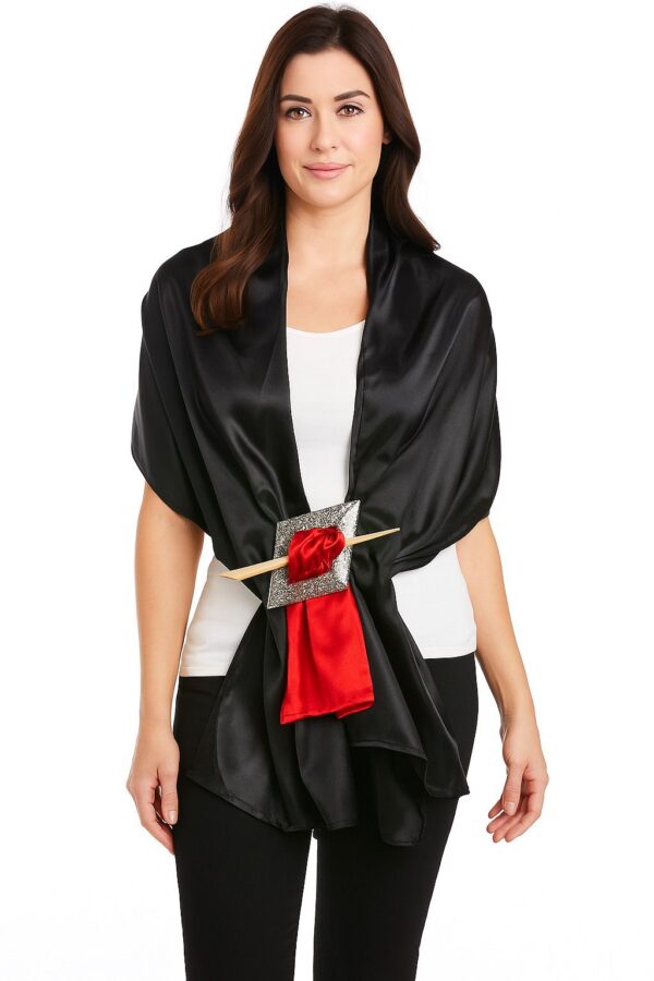 Handmade Resin Shawl Pin – Elegant Yarn & Scarf Accessory