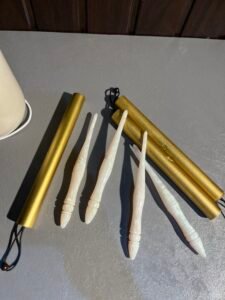 Shiney Moonstone Resin Crochet Hook