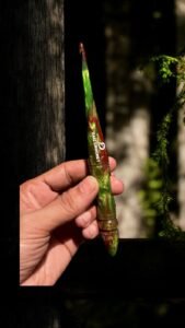 Peer Green Ergonomic Resin Crochet Hook